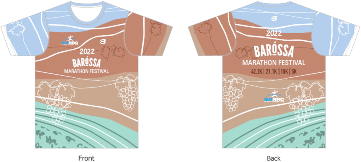 2022 Barossa Marathon T Shirt T